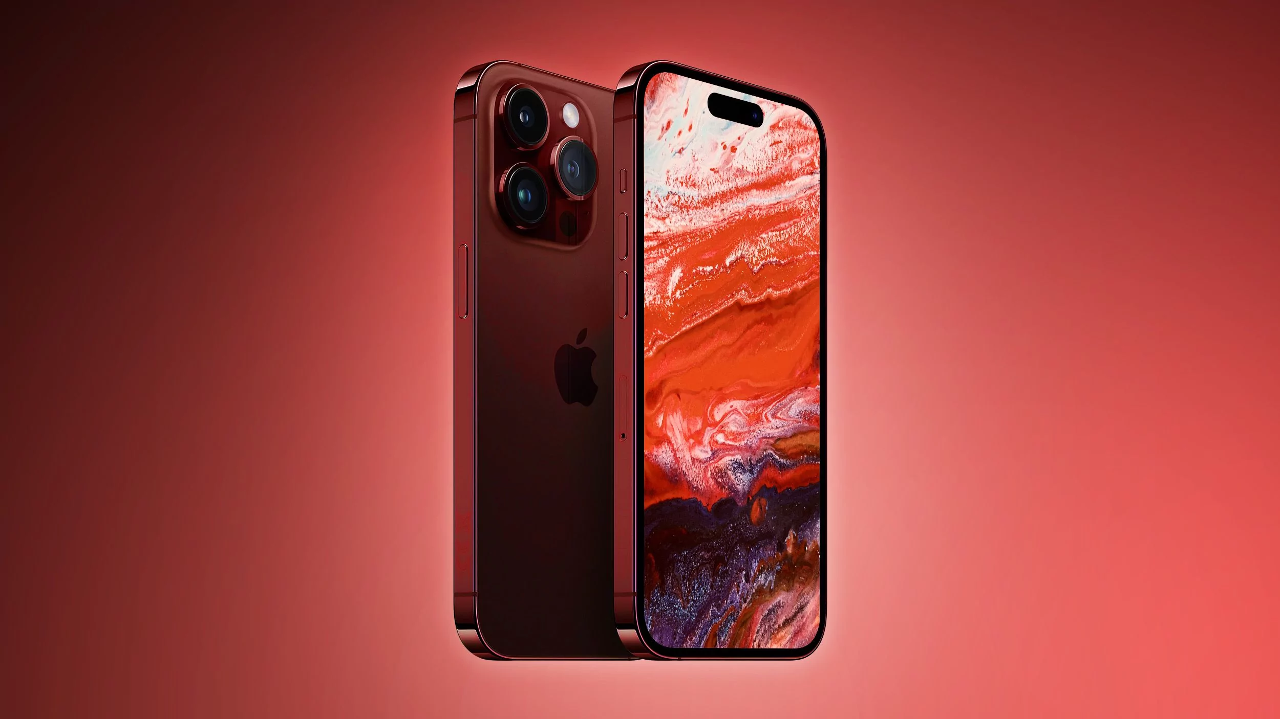 Как вам новые цвета iPhone 15? Малиновый, голубой и тёмно-бордовый