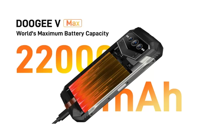 Doogee выпустила защищенный смартфон с рекордно мощным аккумулятором 22000 мАч