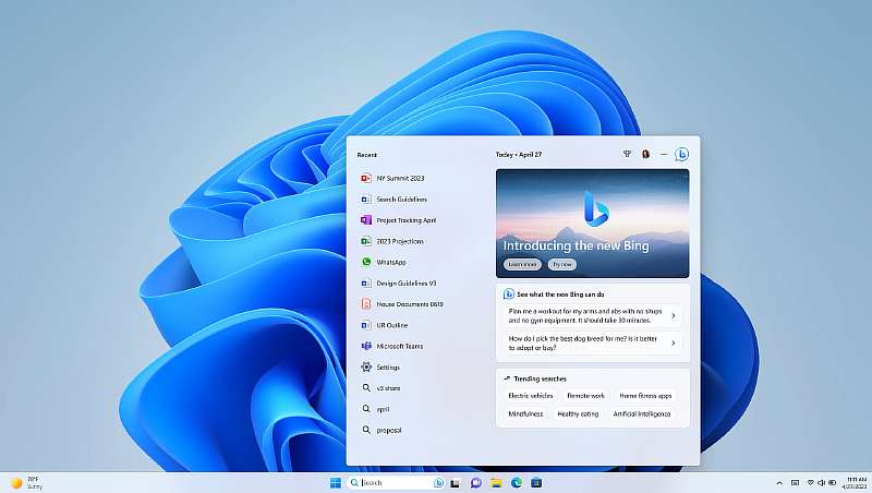 Windows 11 получил большое обновление: нейросеть ChatGPT встроили в панель задач