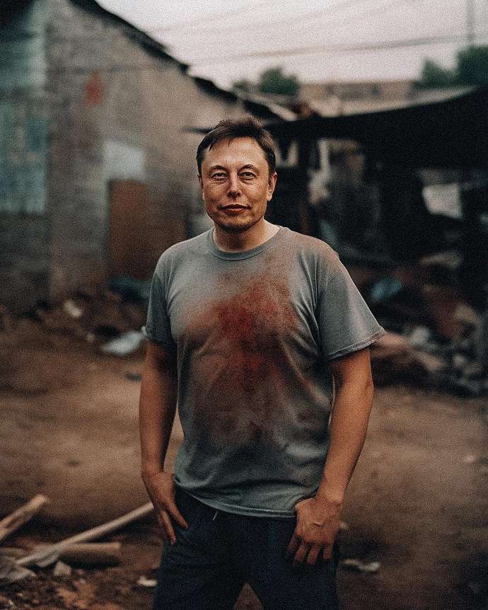 Нейросеть показала обнищавшие версии Маска, Трампа, Гейтса, Безоса и других миллиардеров