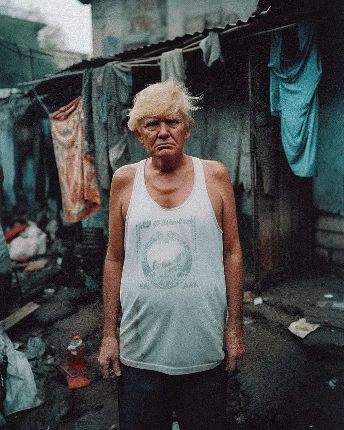 Нейросеть показала обнищавшие версии Маска, Трампа, Гейтса, Безоса и других миллиардеров
