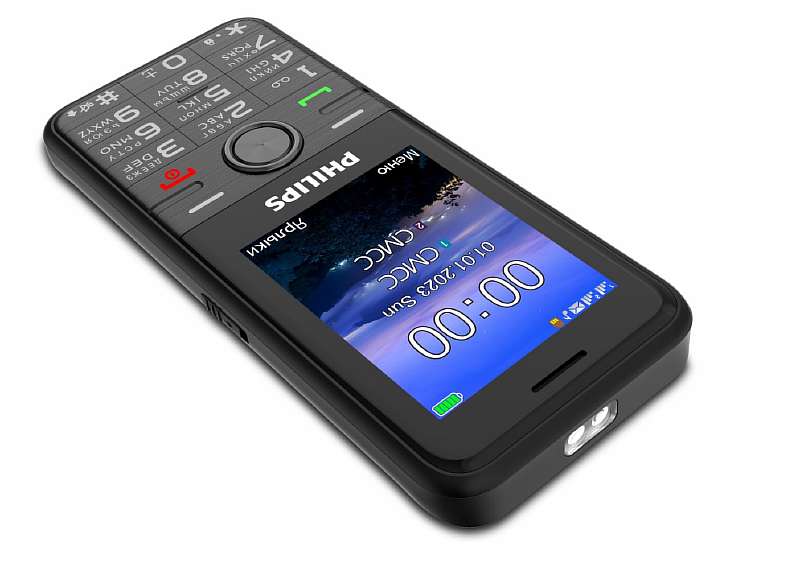 Philips выпустила новый кнопочный Xenium. Автономная звонилка с мощным фонариком