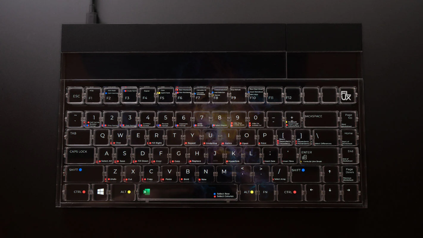 Думаете, у вас крутая клавиатура? Пфффф. Посмотрите на сумасшедшую Flux Keyboard!