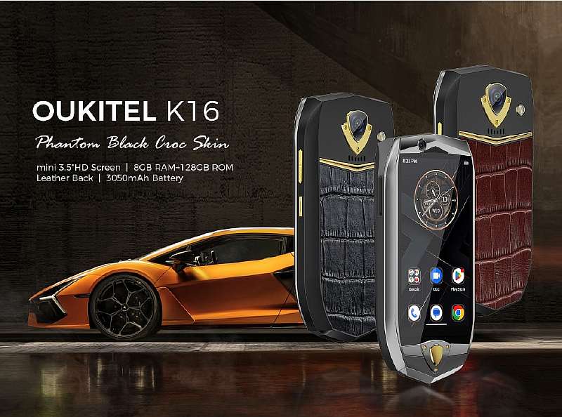 Oukitel выпустила ультракомпактный 3.5-дюймовый смартфон с «люксовым» дизайном в стиле Vertu