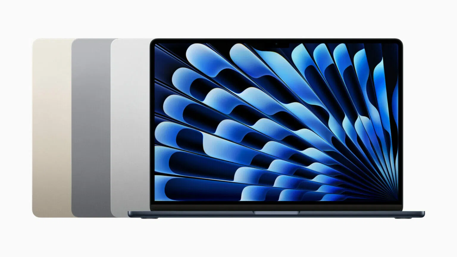 Apple представила большой MacBook Air 15. Cамый тонкий и легкий 15-дюймовый ноутбук в мире