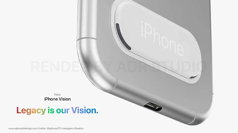 Как может выглядеть роскошный iPhone в стиле Apple Vision Pro? Вам вряд ли такое понравится