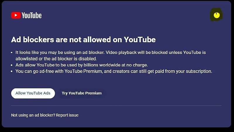 YouTube еще сильнее испортил жизнь пользователям блокировщиков рекламы