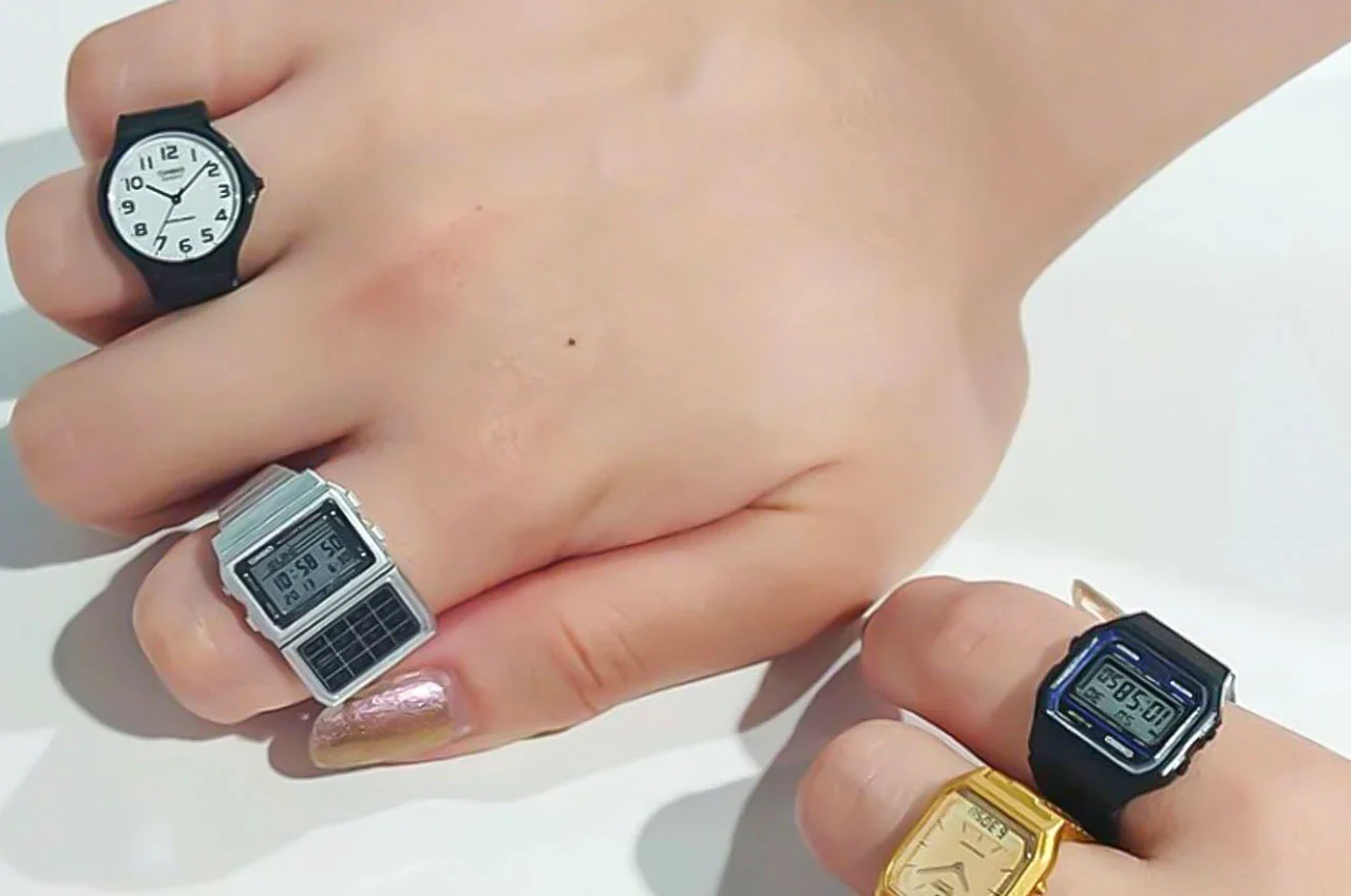 Вещь дня: часы-кольца от Casio. Японцы сделали самый милый аксессуар за 3$