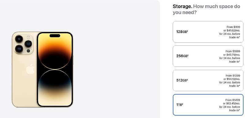 1 ТБ мало? iPhone 15 Pro получит топовую версию с 2 терабайтами дискового пространства