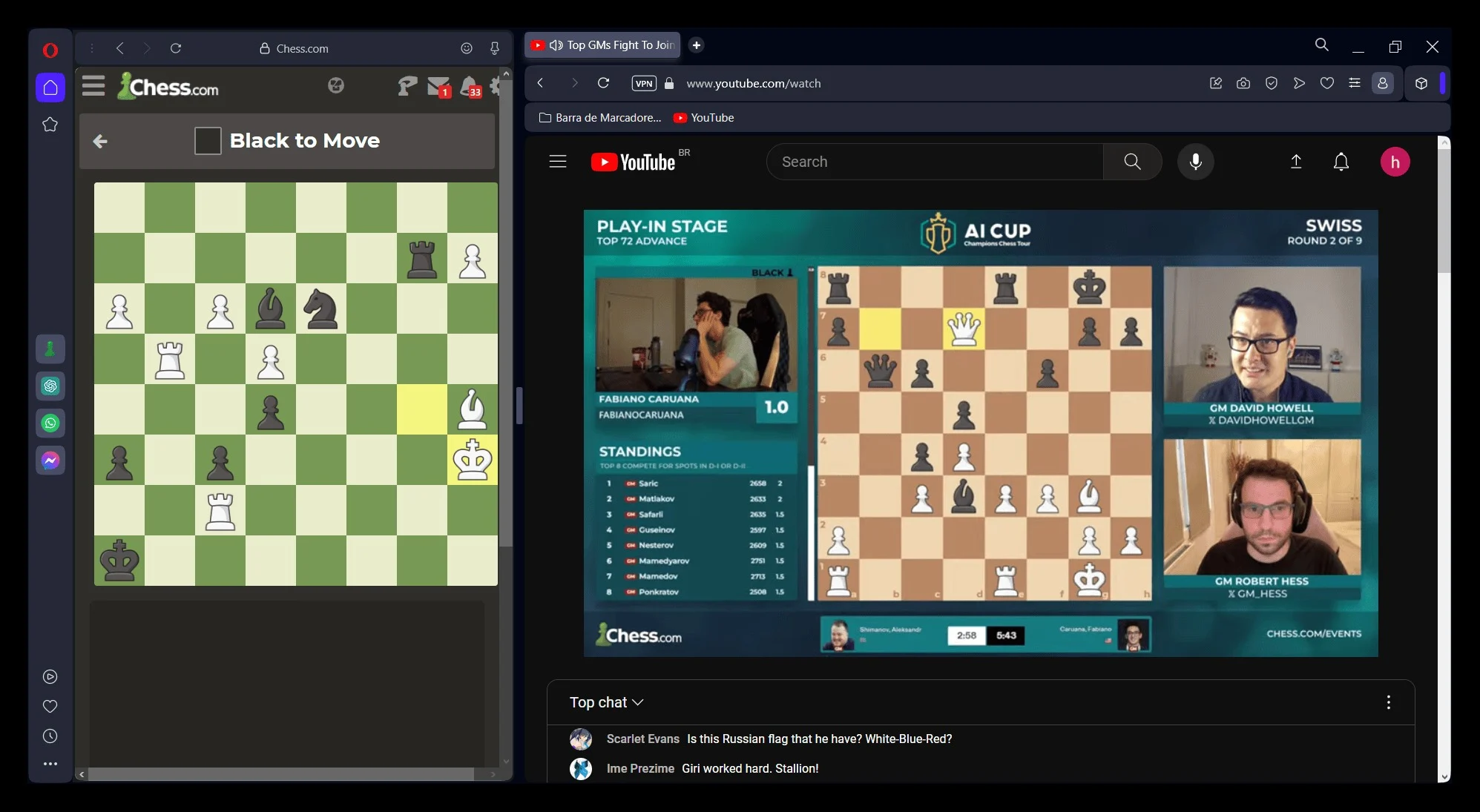 Opera сделала браузер для любителей шахмат. Chess.com встроили прямо в боковую панель