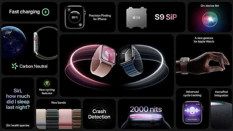Представлены Apple Watch Series 9! Новый чипсет, лучший дисплей и полезные жесты
