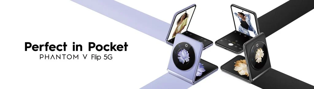 Tecno представила Phantom V Flip – это самая дешевая «раскладушка» с Dimensity 8050, 6.9-дюймовым AMOLED дисплеем и двойной камерой на 64 МП
