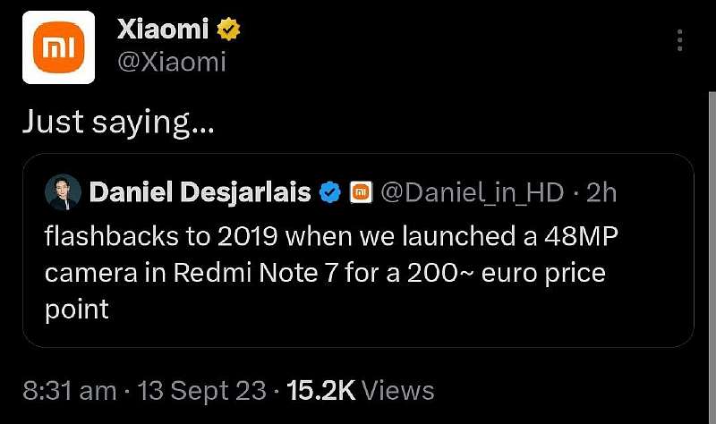 Xiaomi, Samsung и OnePlus дерзко потроллили Apple после выхода iPhone 15