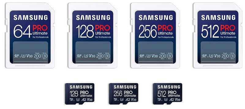 Samsung представила флагманские карты памяти PRO Ultimate. Они впечатляют своей скоростью