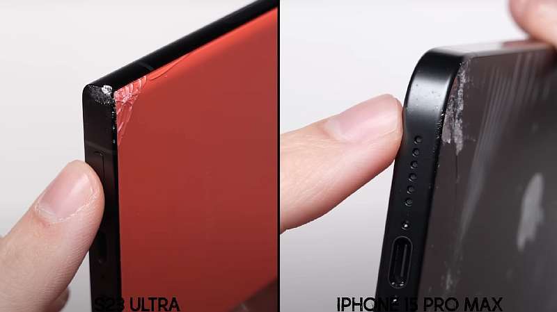 Экстремальное испытание на прочность: Samsung Galaxy S23 Ultra против iPhone 15 Pro Max