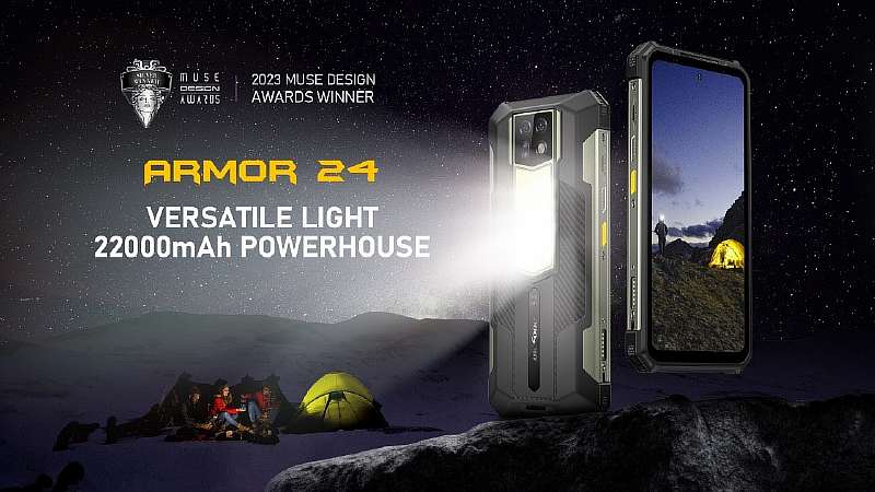 Смартфон гигант! Ulefone Armor 24 получил аккумулятор 22000 мАч, ИК-порт и мощный фонарик на 1000 люмен