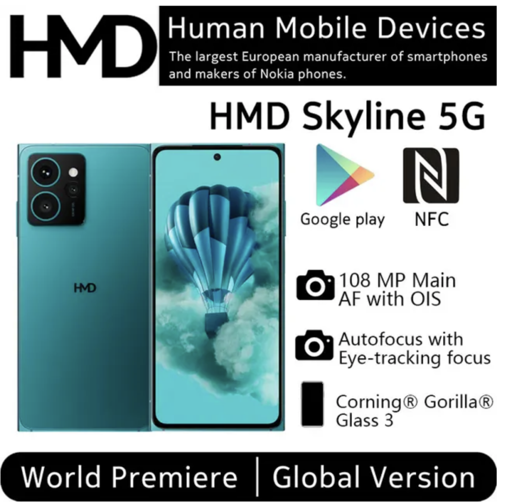 Human Mobile Devices делает мобильные устройства по-другому. Познакомьтесь с HMD Skyline: созданным для творчества.
